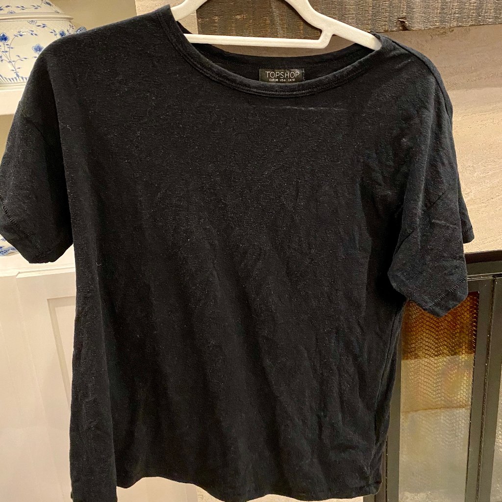 Topshop Basic Black Tshirt